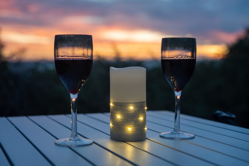 ROMANTIC BACKYARD CAMPING