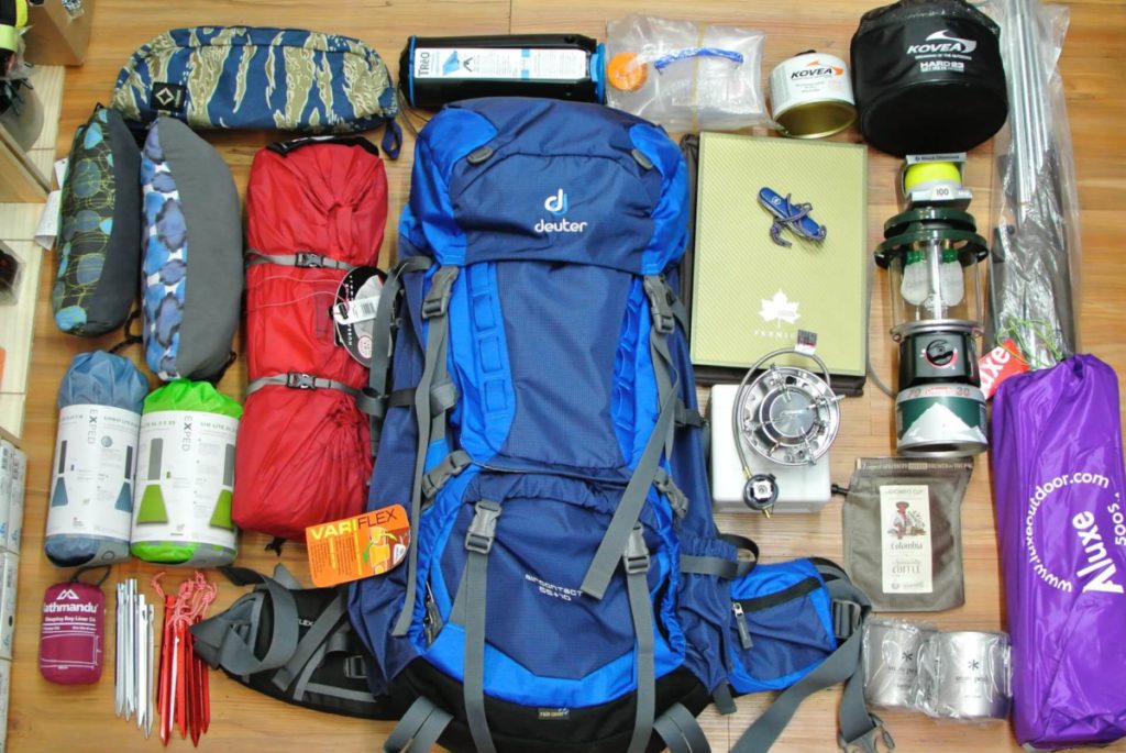 used camping gear
