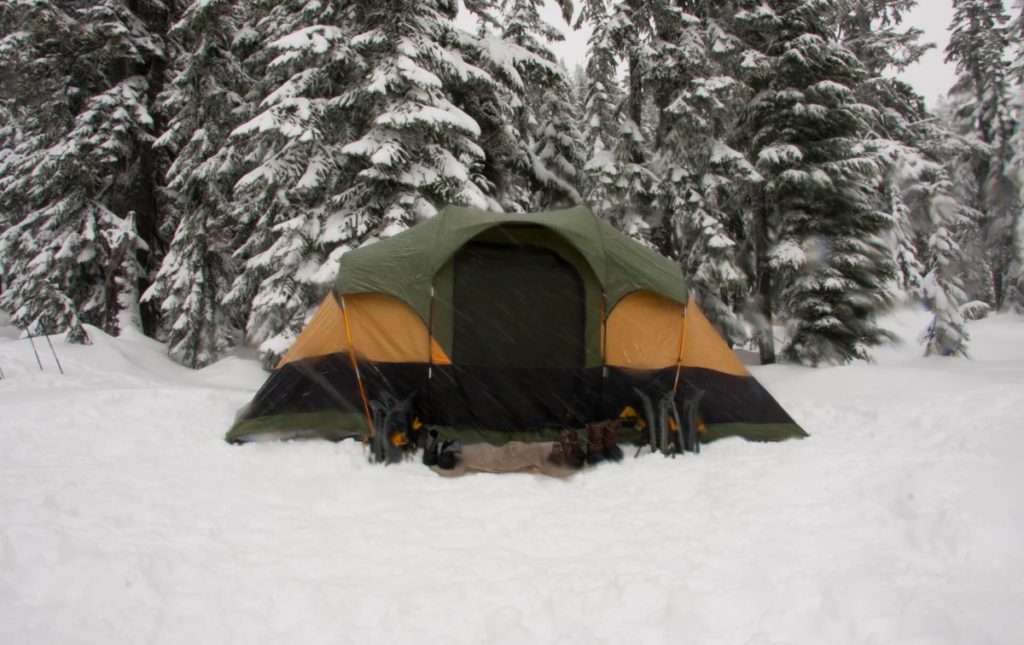 winter camping tents