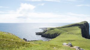 The stunning cliffs of Scotland showing beauty from one of best wild camping spots in Scotland